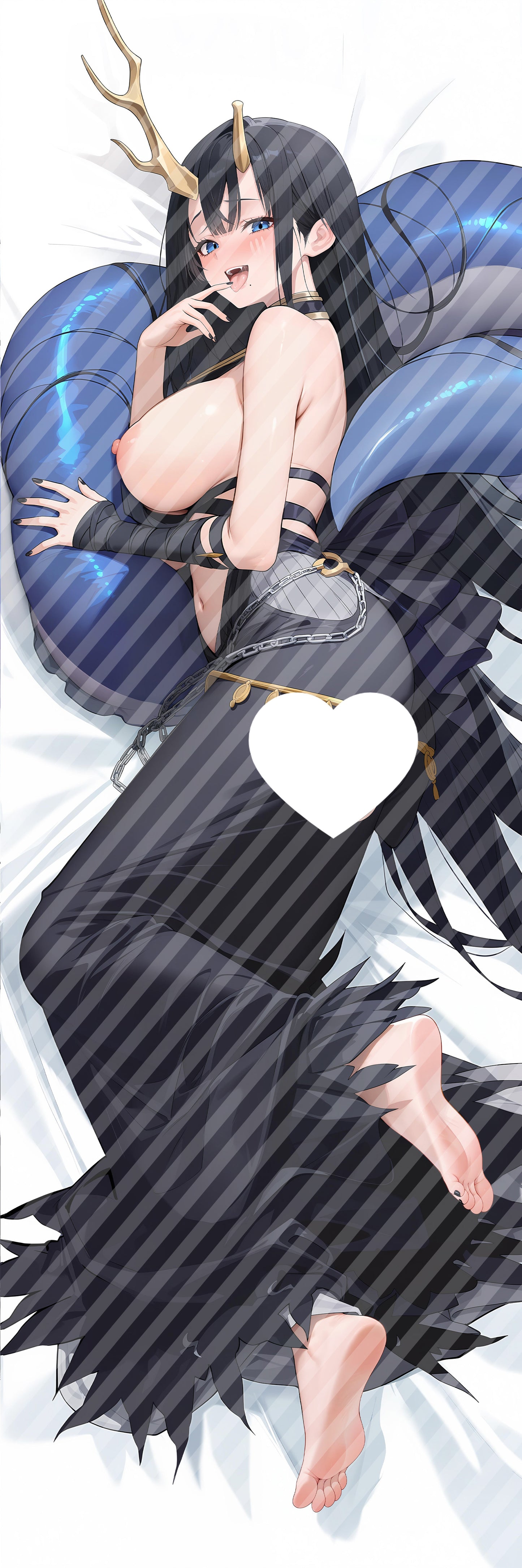 アズールレーン ゴールデン・ハインドの抱き枕カバー Azur Lane Golden Hind Bodypillow case