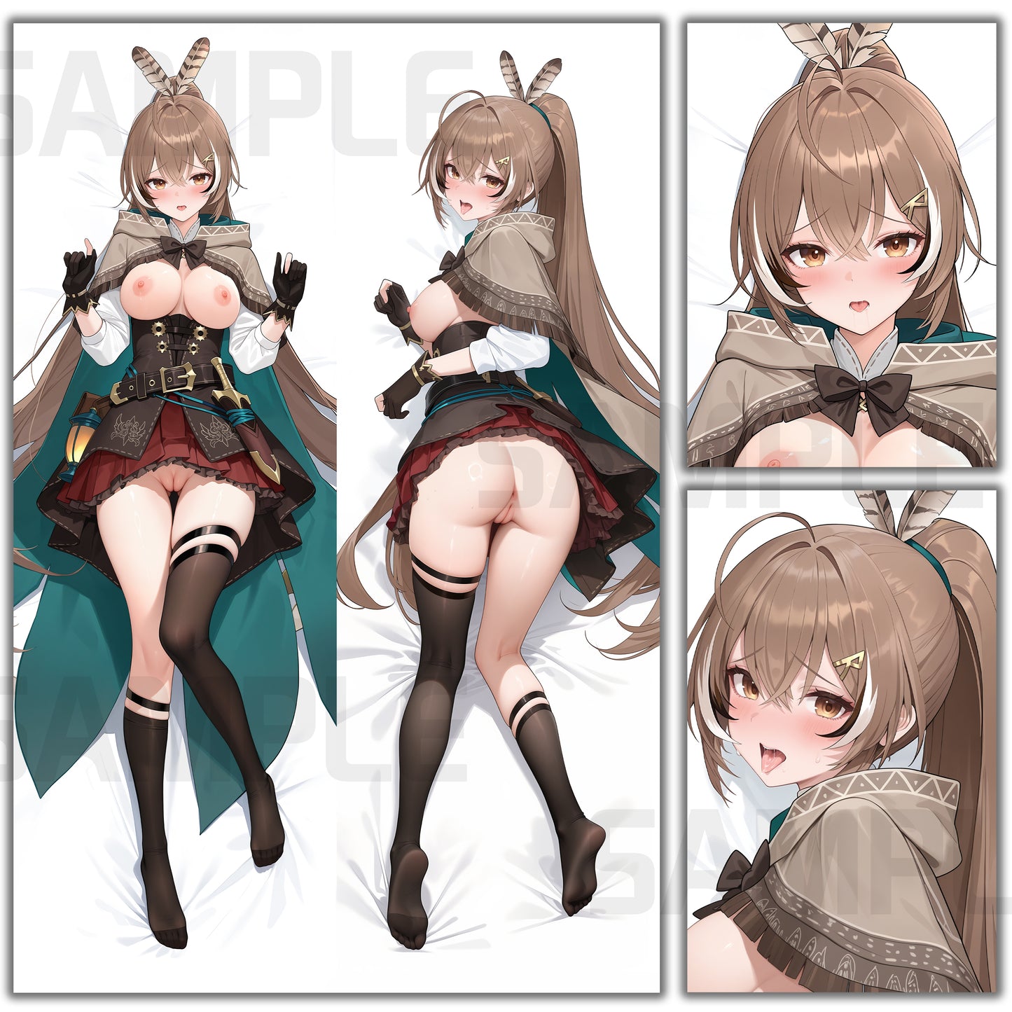 Hololive 七詩ムメイの抱き枕カバー Hololive Nanashi Mumei Bodypillow case