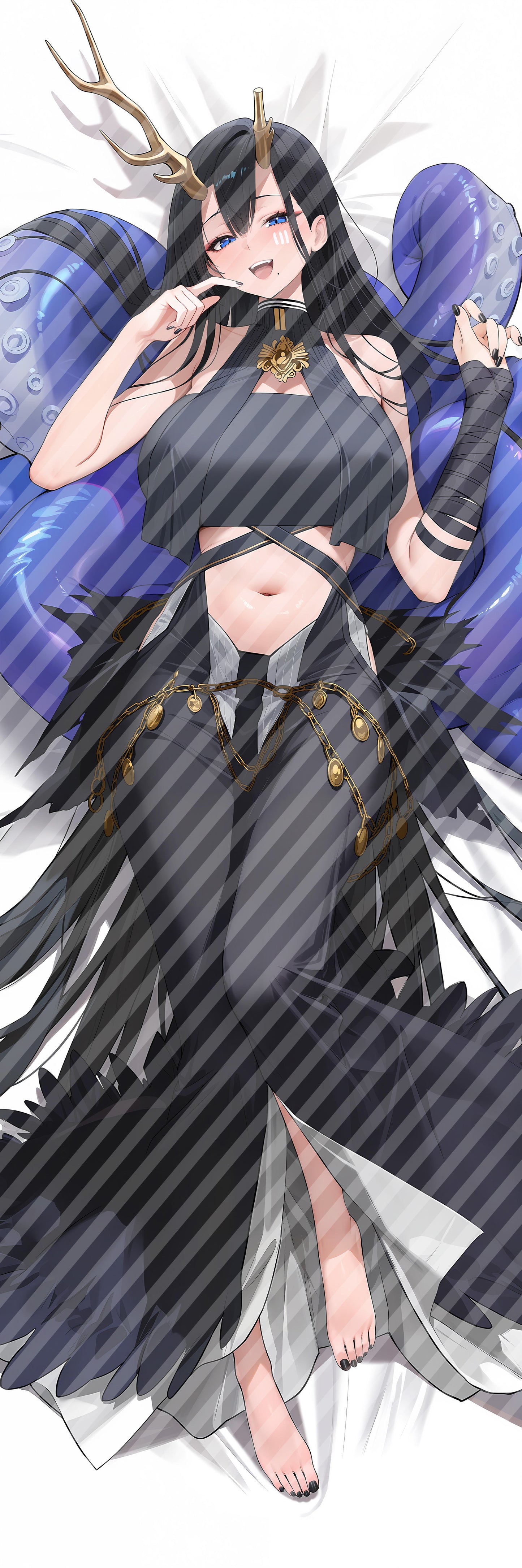 アズールレーン ゴールデン・ハインドの抱き枕カバー Azur Lane Golden Hind Bodypillow case