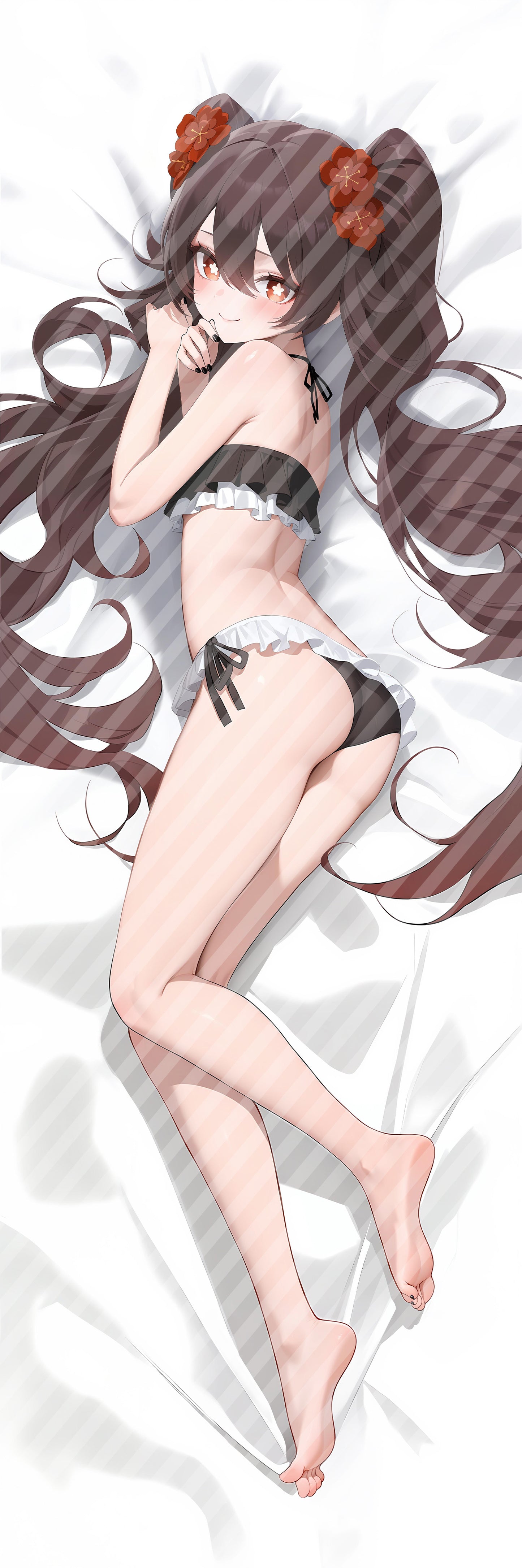 原神 胡桃の抱き枕カバー Genshin Impact Hu Tao Bodypillow case