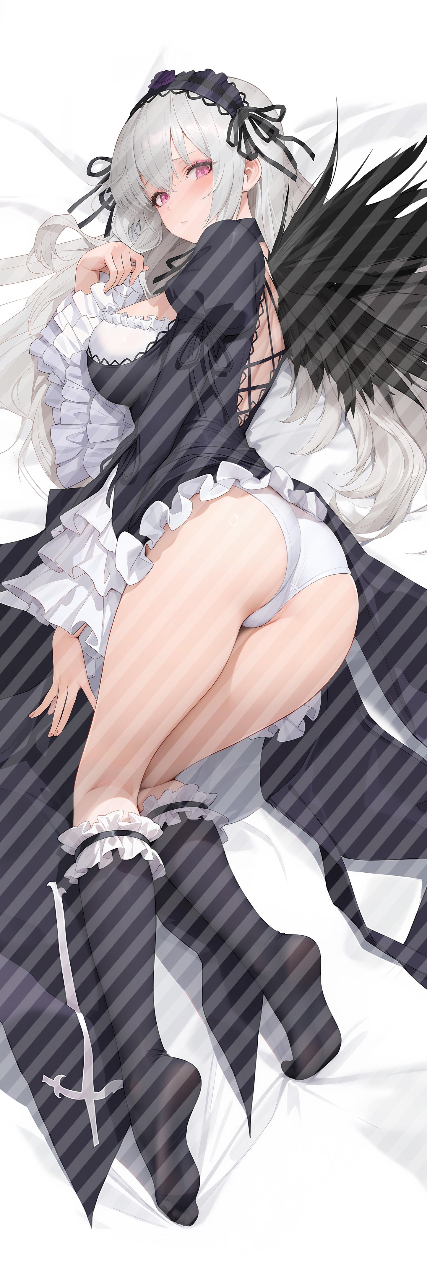 ローゼンメイデン 水銀燈の抱き枕カバー Rozen Maiden Mercury Lampe Bodypillow case
