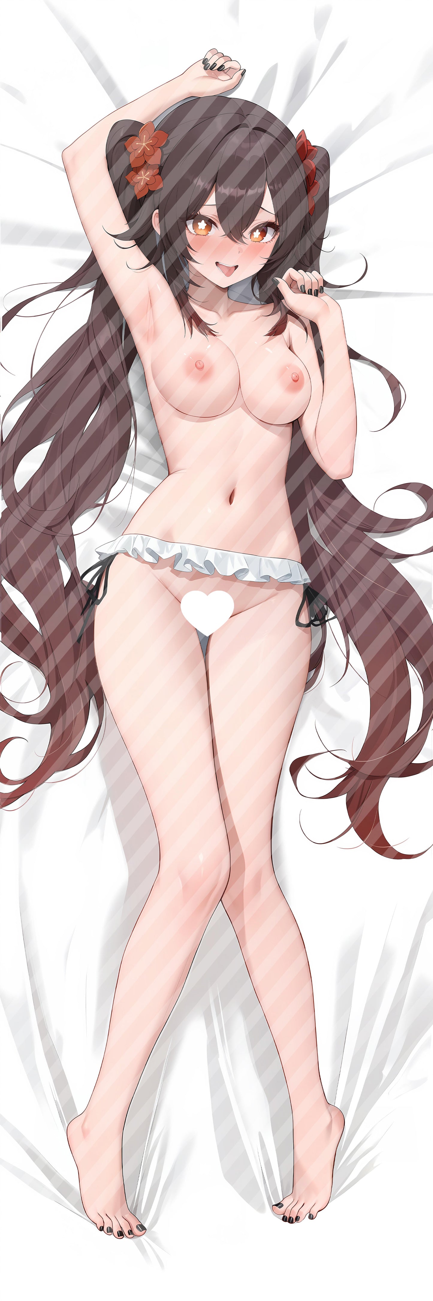 原神 胡桃の抱き枕カバー Genshin Impact Hu Tao Bodypillow case