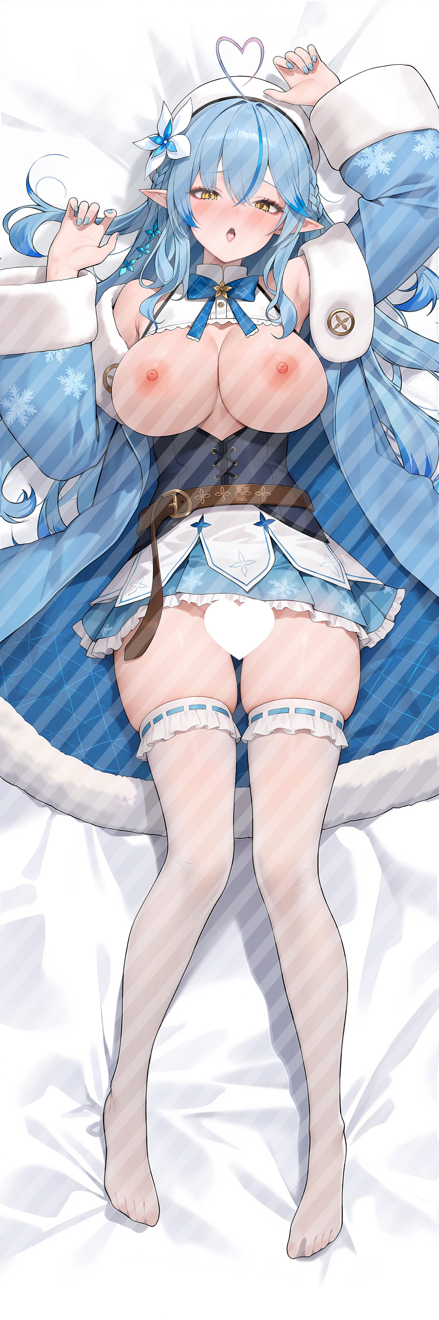 ホロライブ 雪花ラミィの抱き枕カバー Hololive  Yukihana Lamy Bodypillow case