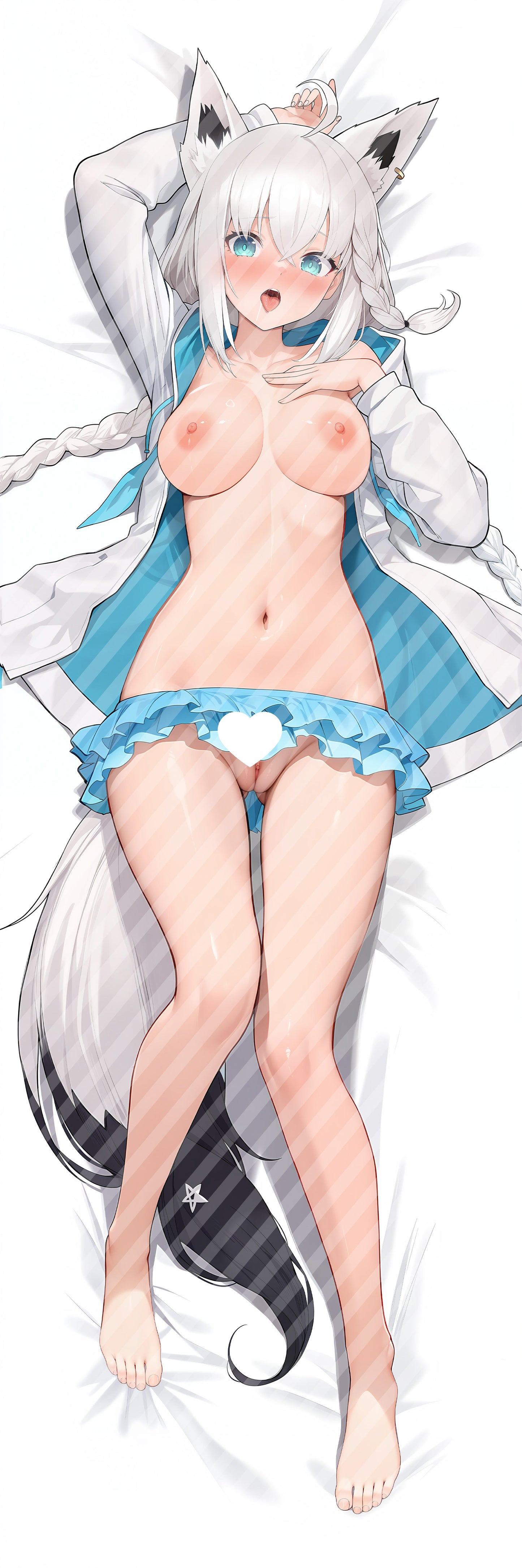 ホロライブ 白上 フブキの抱き枕カバー Hololive Shirakami Fubuki Bodypillow case